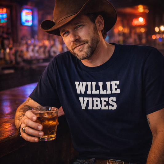Willie Nelson Tshirt, Vibes,Country Music Tshirt