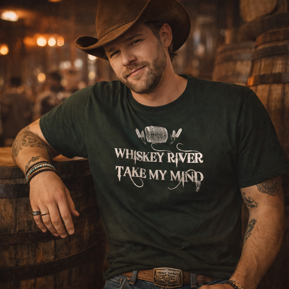 Willie Nelson Tshirt,Whiskey River Take My Mind,Country Music Tshirt