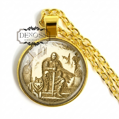 Wolf of Badenoch Pendant Alexander Stewart Necklace,Scottish History Amulet