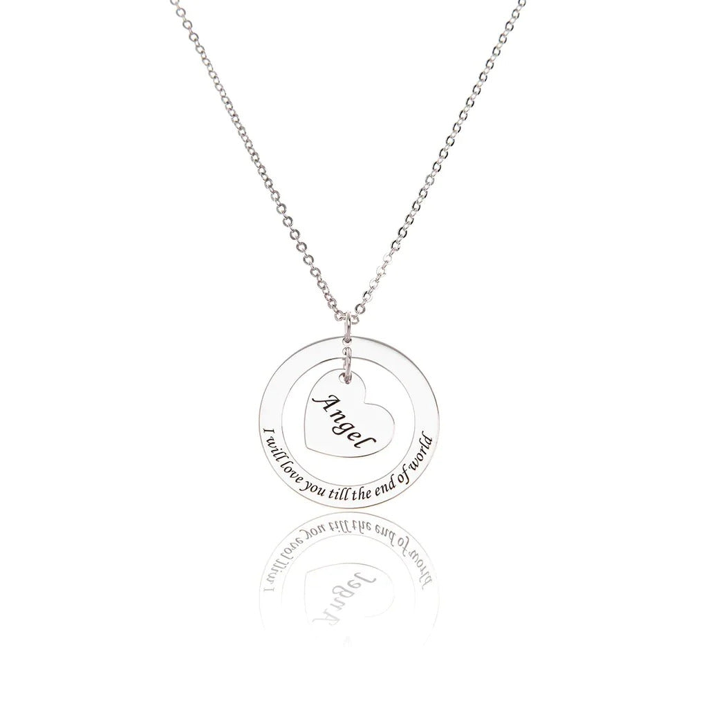 Custom Engraved Name Necklace