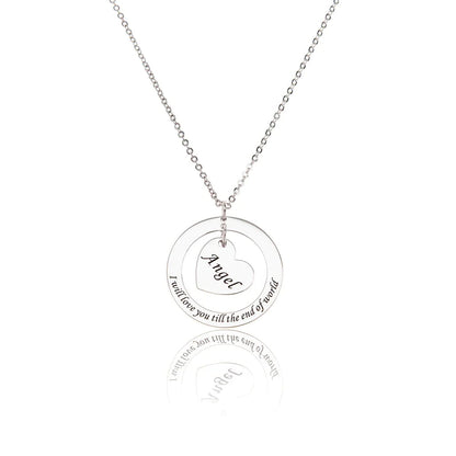 Custom Engraved Name Necklace