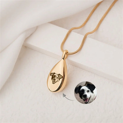 Pet Photo Urn Necklace