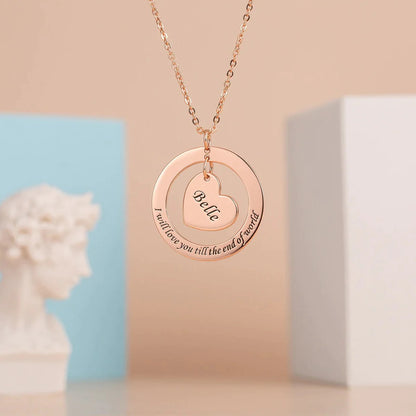 Custom Engraved Name Necklace