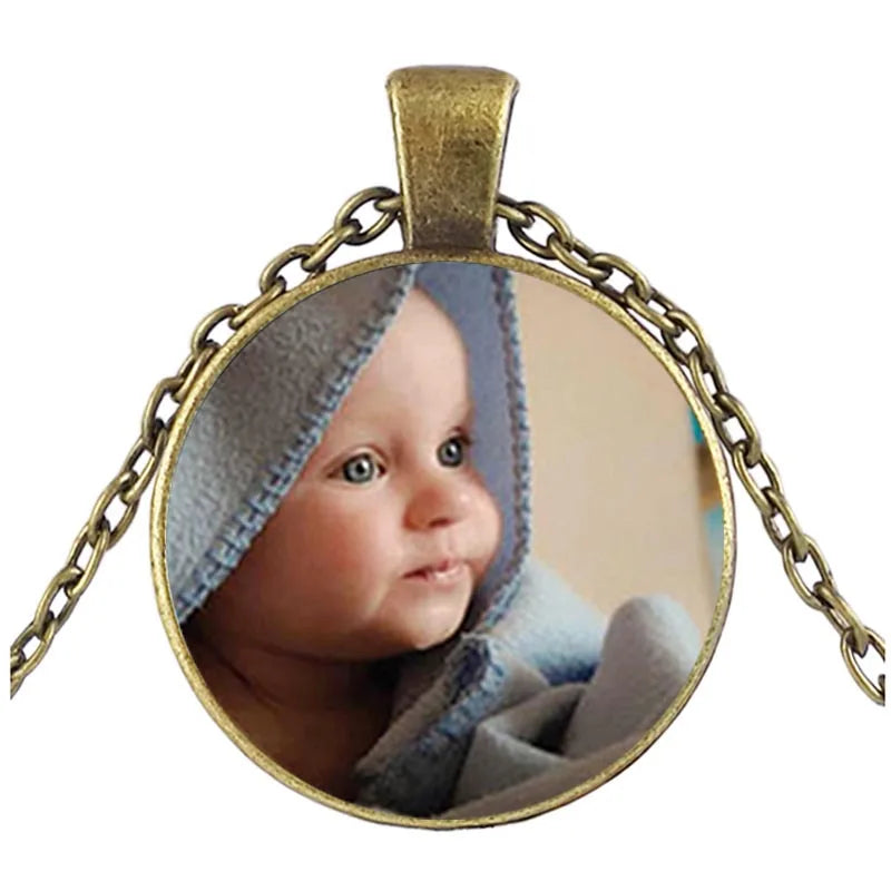 Custom Family Photo Necklace,Personalized Necklace Gift - Denoss