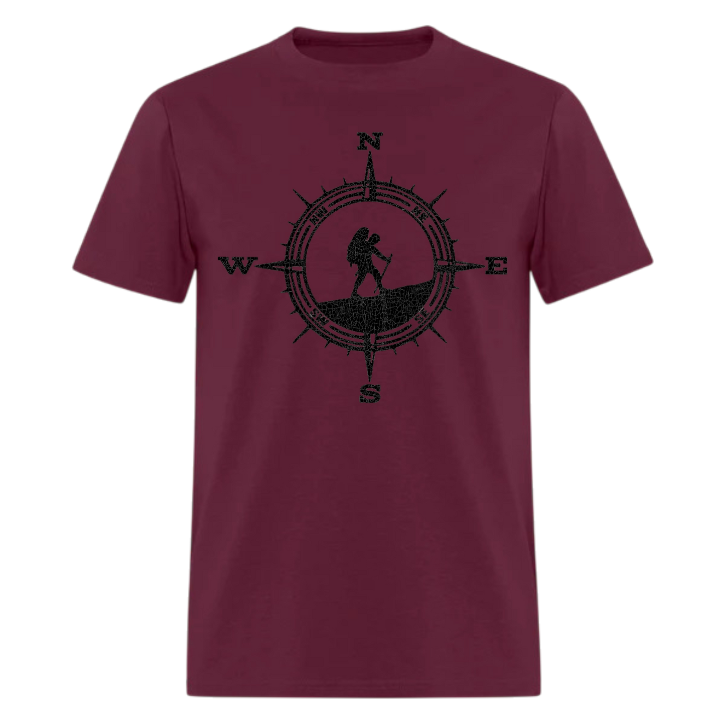 Hiking Man T shirt , Traveler , Adventure ,Camper, unisex T shirts
