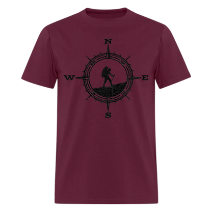 Hiking Man T shirt , Traveler , Adventure ,Camper, unisex T shirts