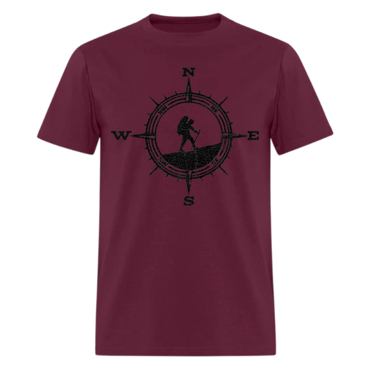 Hiking Man T shirt , Traveler , Adventure ,Camper, unisex T shirts