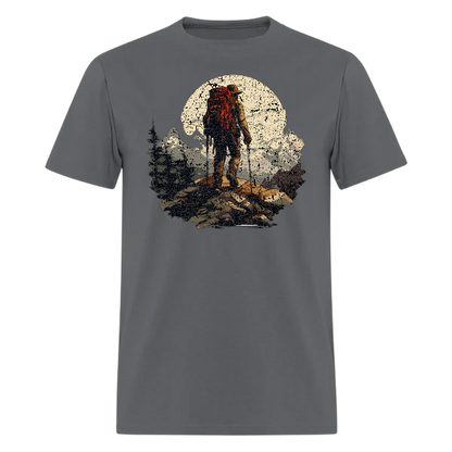 Hiking man T shirts , Traveler , Nature , Adventure ,Camper, unisex T shirts