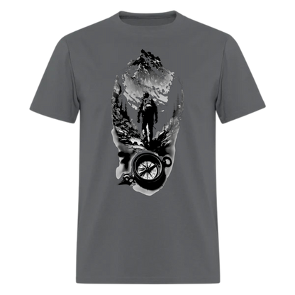 Mountains Hiking , Traveler , Adventure ,Camper, unisex T shirts