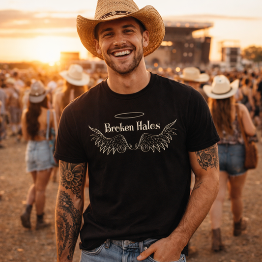 Broken Halos Lyric,Inspired T Shirt - Denoss
