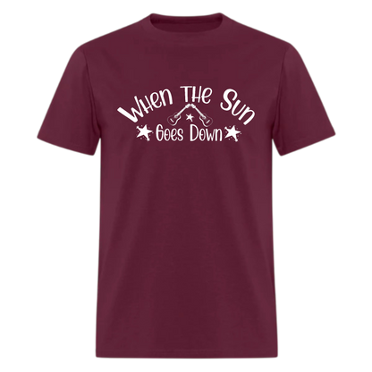 When the Sun Goes Down Tshirt - Denoss