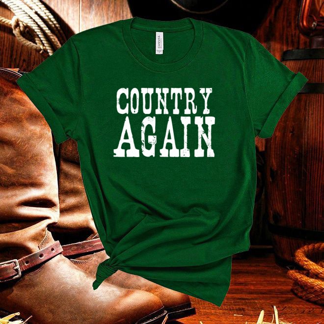 Country Again T shirt - Denoss