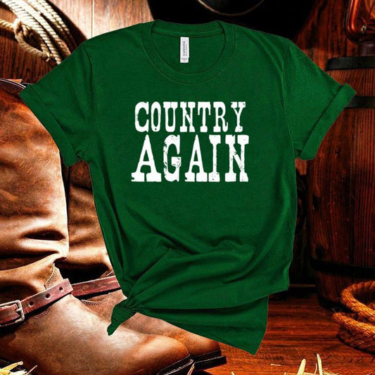 Country Again T shirt - Denoss