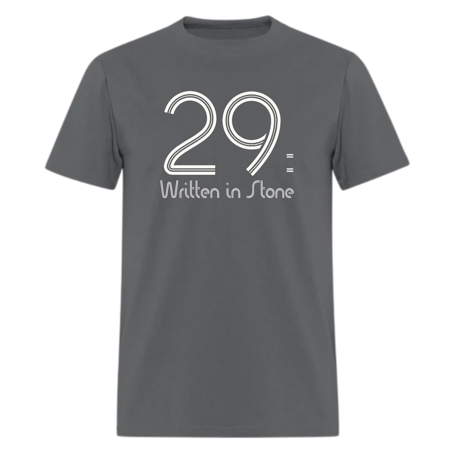 29 Written in Stone T shirt - Denoss
