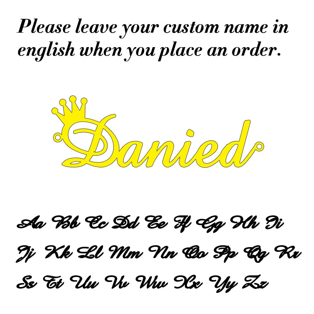 Personalized Double Name Couple Necklace