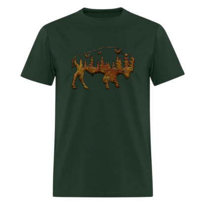 Buffalo TShirt ,Wyoming Gifts,Mens TShirt ,Adventure ,Traveler ,Camper unisex T shirts