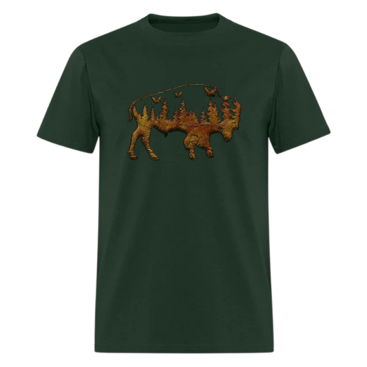 Buffalo TShirt ,Wyoming Gifts,Mens TShirt ,Adventure ,Traveler ,Camper unisex T shirts