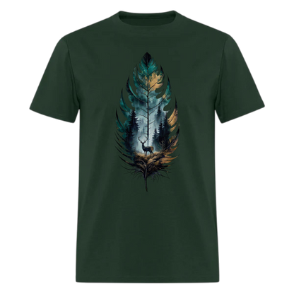 Forest and Deer T shirts , Traveler , Nature , Adventure , Camper , unisex T shirts