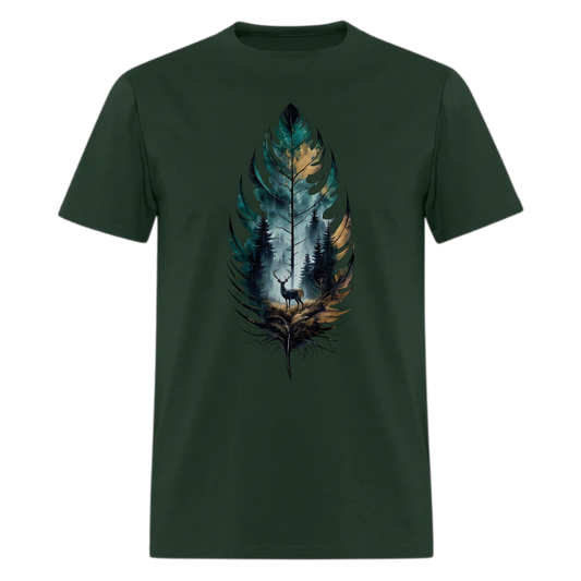 Forest and Deer T shirts , Traveler , Nature , Adventure , Camper , unisex T shirts