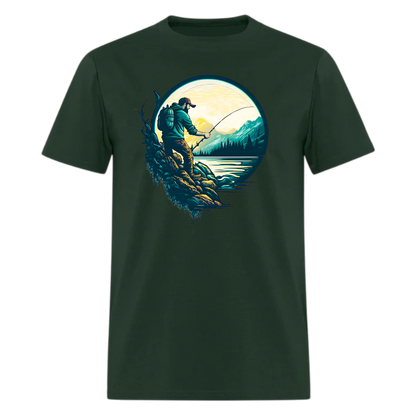 Fishing with Nature T shirts , Nature , Adventure ,Camper, unisex T shirts