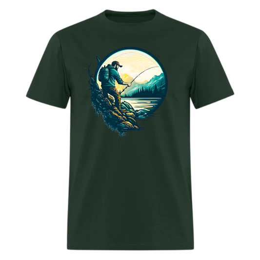 Fishing with Nature T shirts , Nature , Adventure ,Camper, unisex T shirts