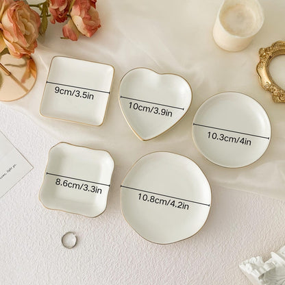 Personalized Birth Flower Trinket Dish,Custom Watercolor Flower Ring Dish,Christmas Gifts,Wedding Bridesmaid Gift,Birthday Jewelry Dish