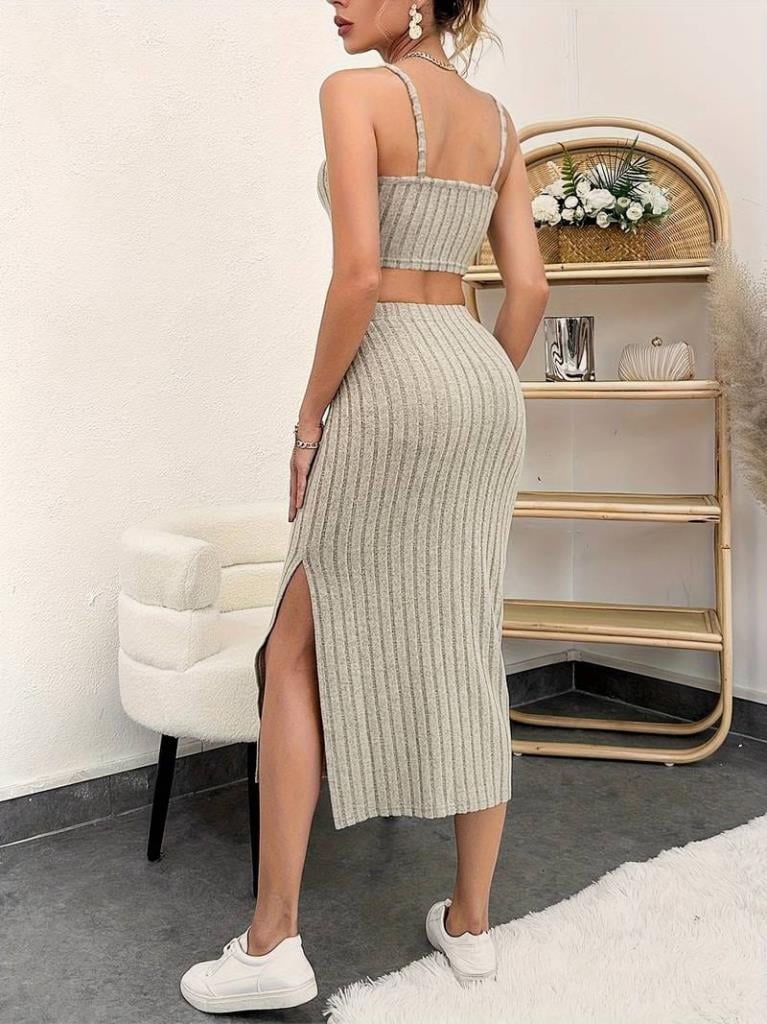 Beige Camisole Set