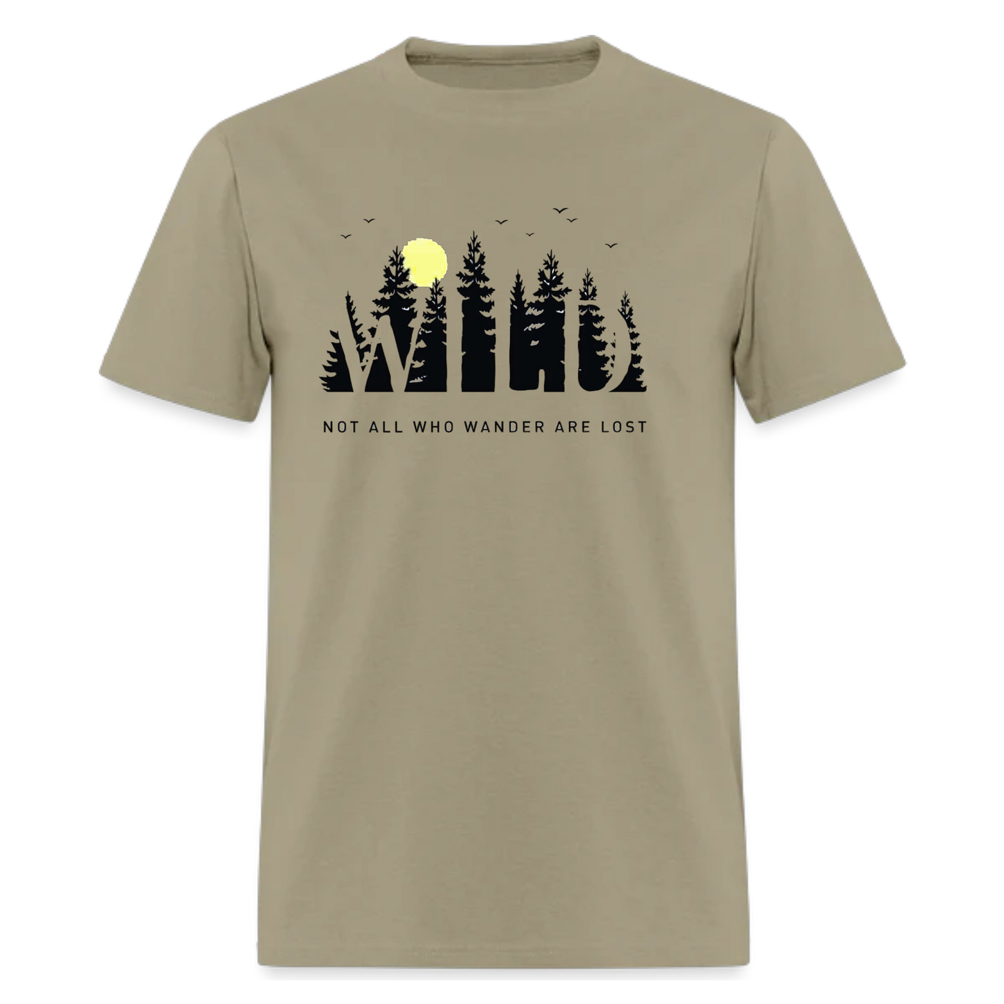 Wild forest Traveler , Adventure , Camper, unisex T shirts