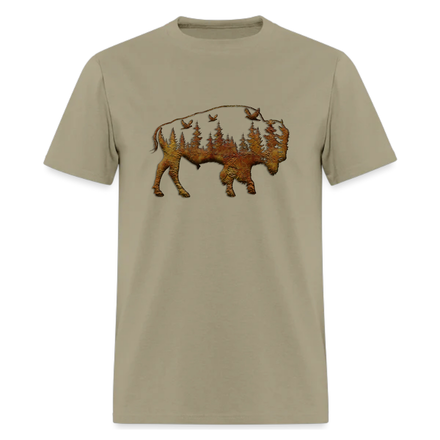 Buffalo TShirt ,Wyoming Gifts,Mens TShirt ,Adventure ,Traveler ,Camper unisex T shirts