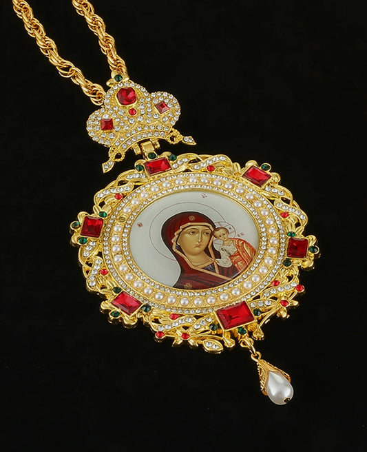 Our Lady  Necklace,Christian Necklace,Jesus Virgin Mary Religious Necklace