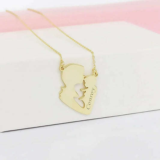 Customized Name Mother Child Necklace