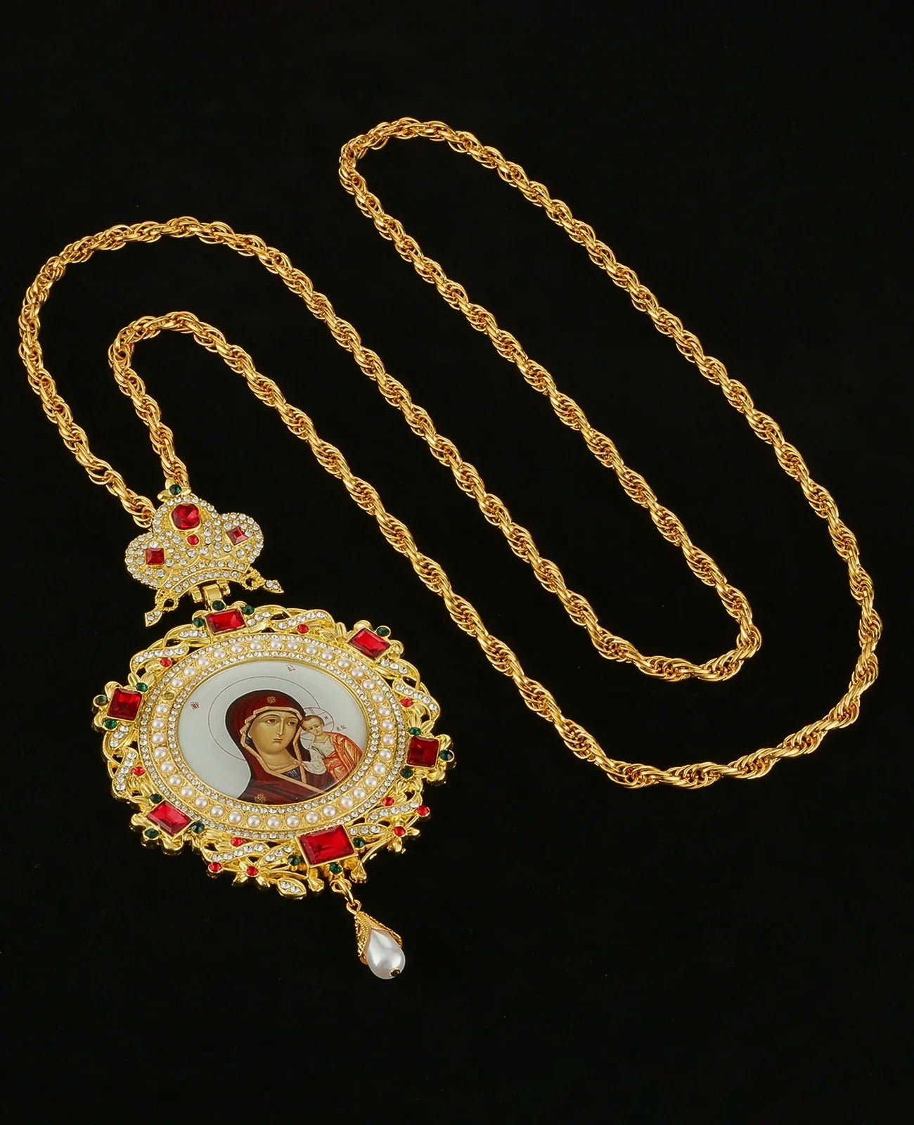 Our Lady  Necklace,Christian Necklace,Jesus Virgin Mary Religious Necklace