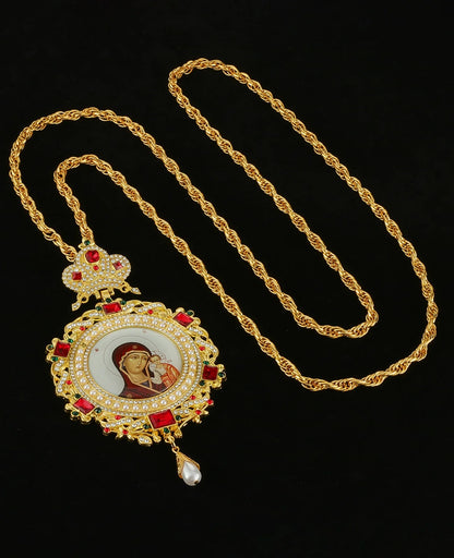 Our Lady  Necklace,Christian Necklace,Jesus Virgin Mary Religious Necklace