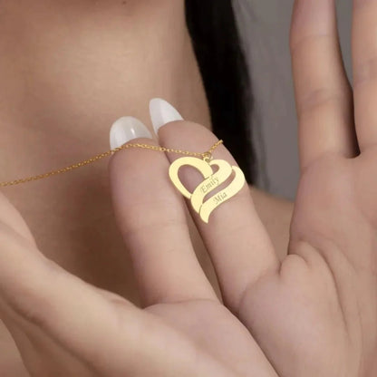 Personalized Engraved Lovers Name Necklace