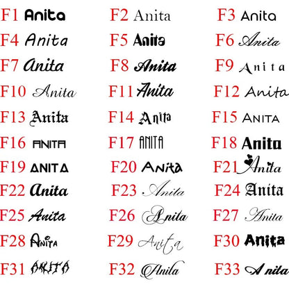 Cute Personalized Heart Name Necklace