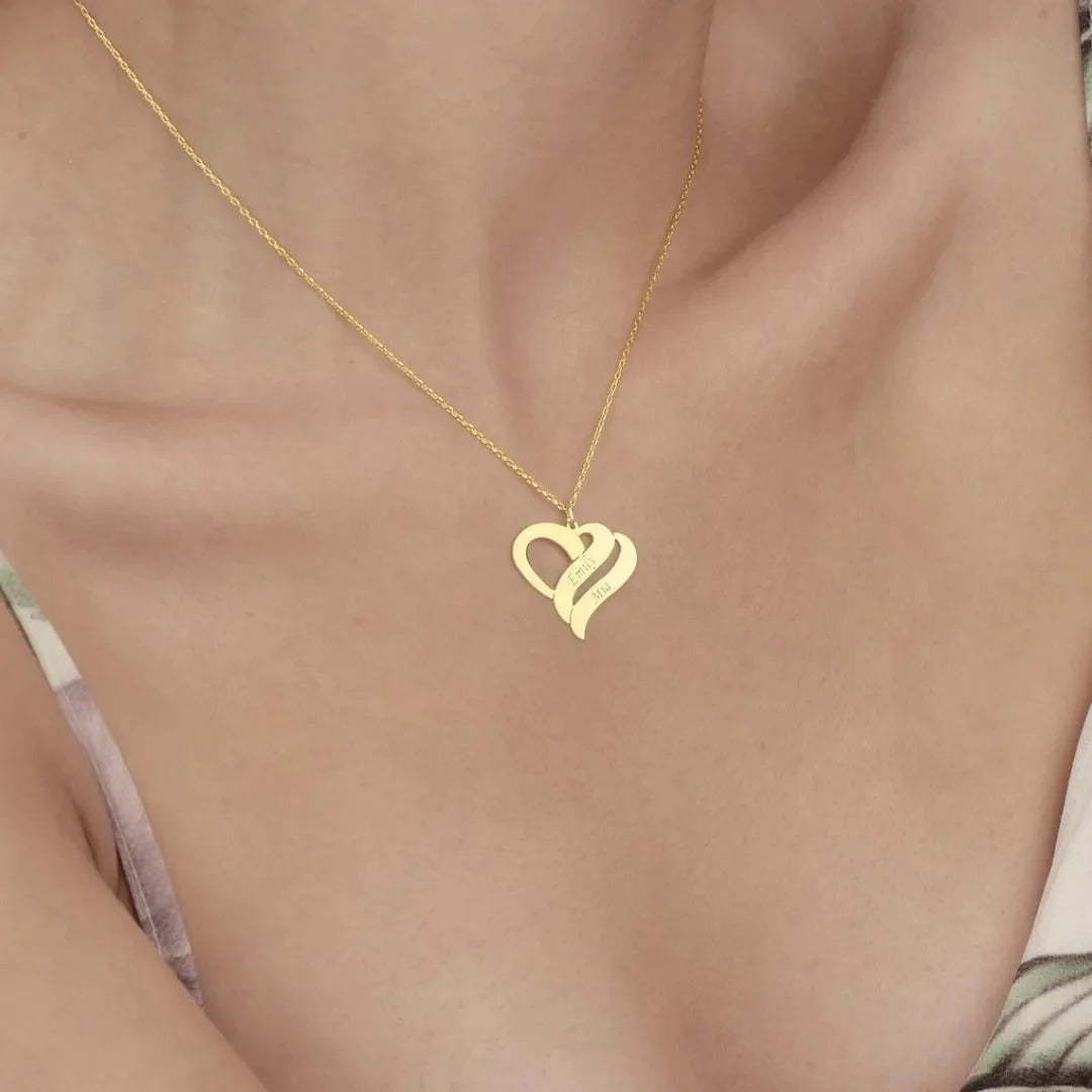 Personalized Engraved Lovers Name Necklace
