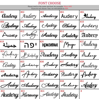 Personalized Butterfly Heart Name Necklace