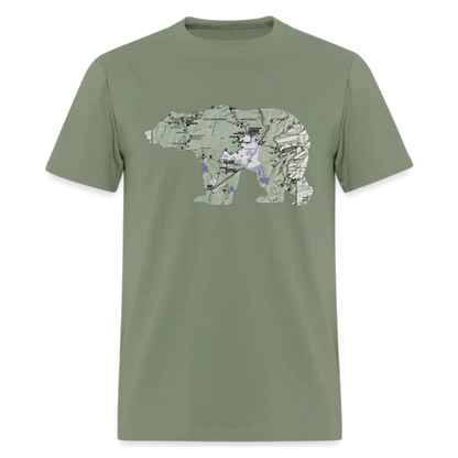 Yellow stone tshirt,Nature TShirt Bear Shirt Mens Gift  ,Adventure ,Traveler Camper unisex T shirts