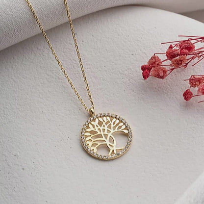925 Sterling Silver Life Tree Necklace
