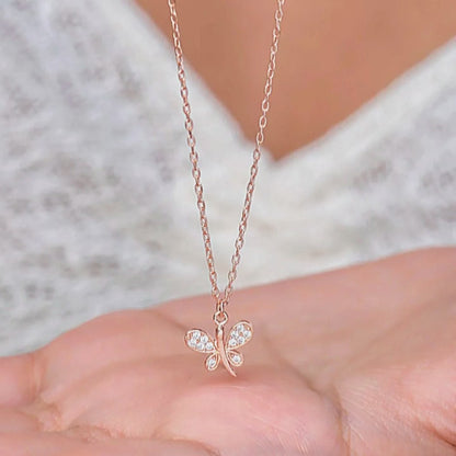 925 Sterling Silver Chain Dragonfly Necklace