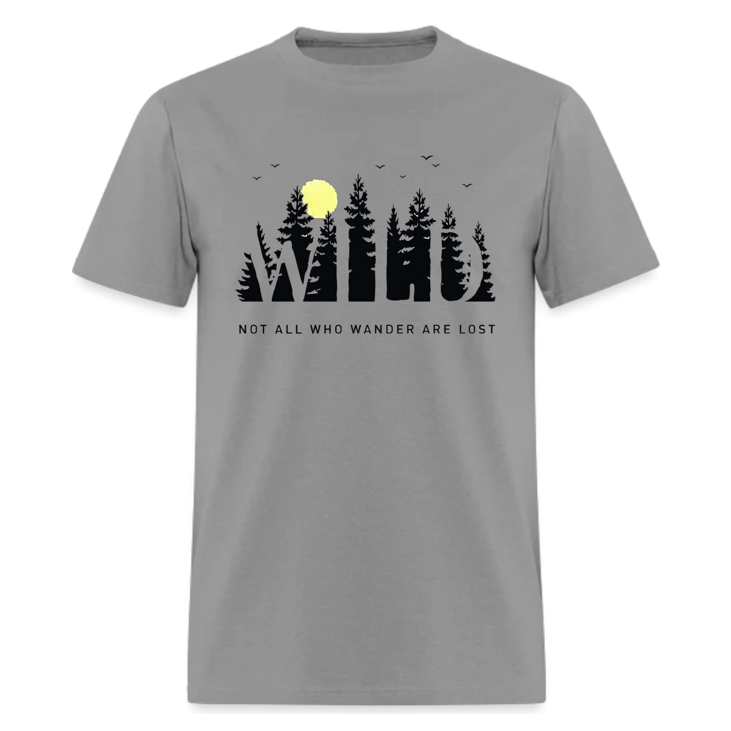 Wild forest Traveler , Adventure , Camper, unisex T shirts