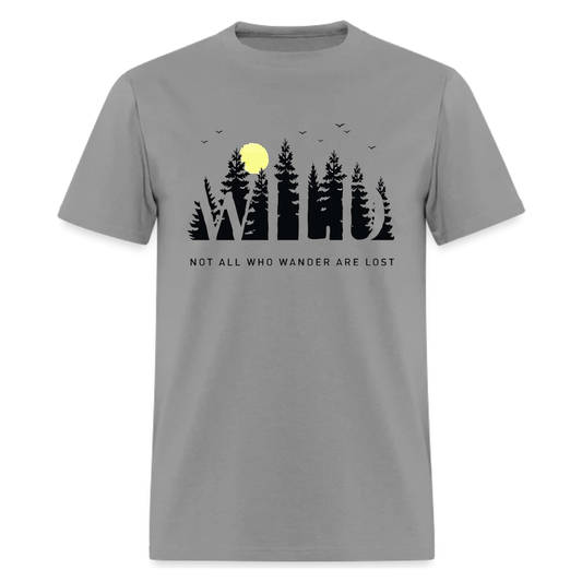 Wild forest Traveler , Adventure , Camper, unisex T shirts