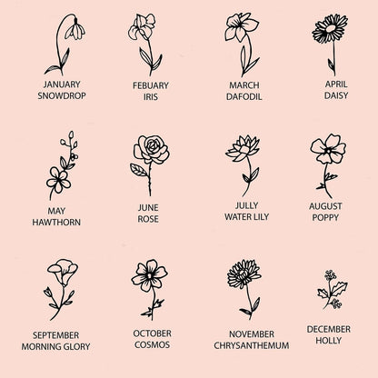 Custom Gold Birthstone Necklace