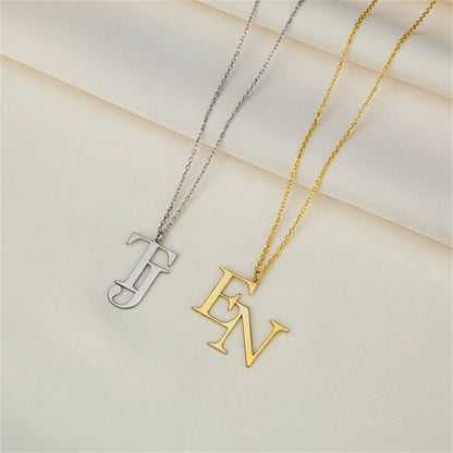 Personalized Two Letter Necklaces For Women