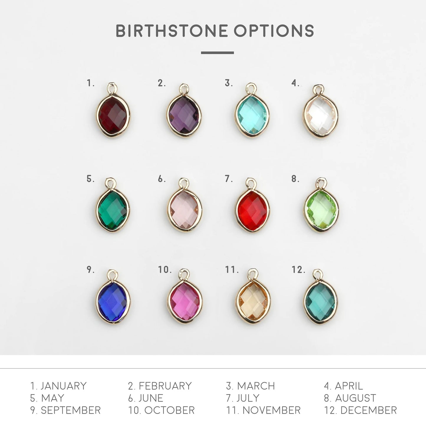 Personalized Letter Leaf Necklace With Birthstones