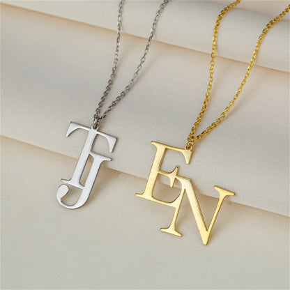 Personalized Two Letter Necklaces For Women