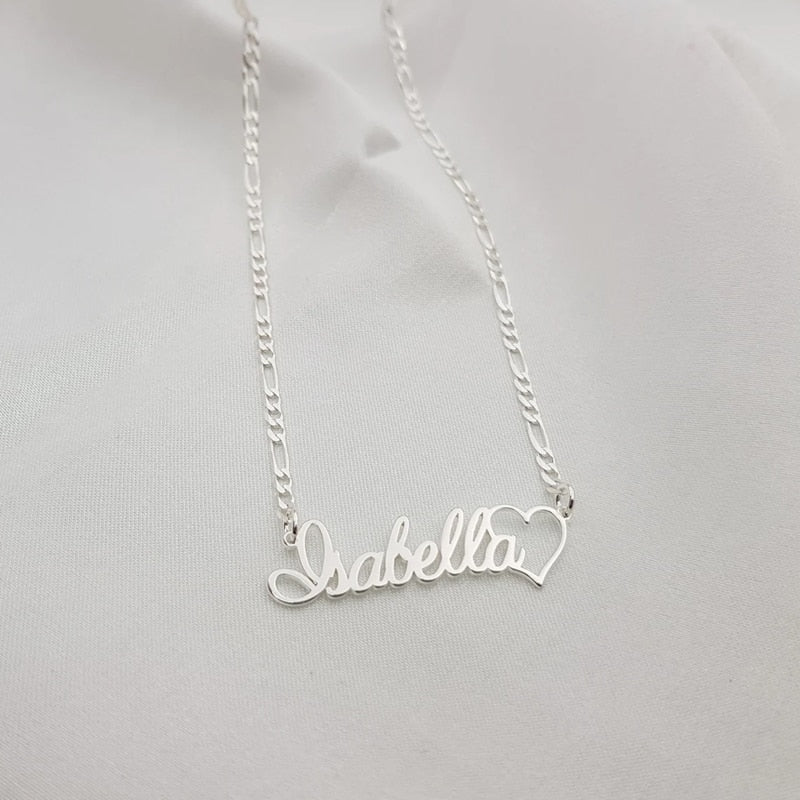 Custom Dainty Heart Pendant Necklace