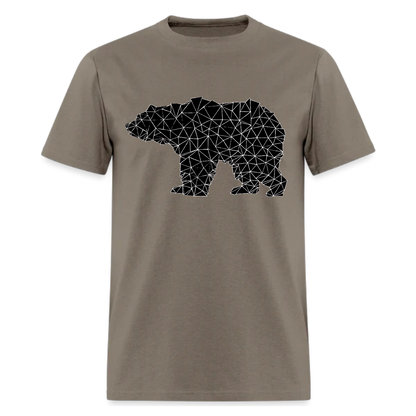Bear Gift for Men,Bear Made of Triangles,Hiking Tshirt , Adventure ,Traveler Camper unisex T shirts