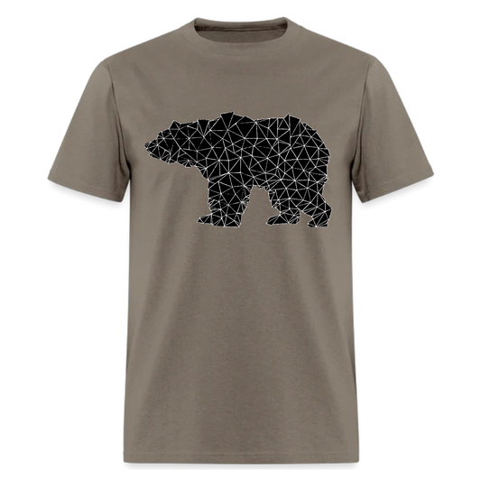 Bear Gift for Men,Bear Made of Triangles,Hiking Tshirt , Adventure ,Traveler Camper unisex T shirts