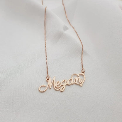 Custom Dainty Heart Pendant Necklace